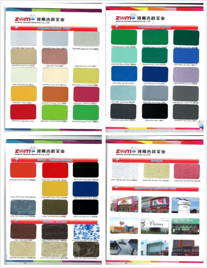 PVDF Coating Aluminum Composite Panel Use for Wall Cladding Decoration
