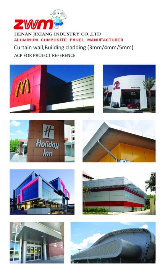 PVDF Coating Aluminum Composite Panel Use for Wall Cladding Decoration