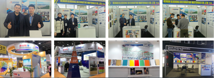 Lebih dari 100 Ukuran dan Warna Lapisan UV Printable Aludong Brand ACP Aluminium Composite Panel untuk Dekorasi Signage 17