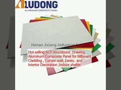 Panel Komposit Aluminium Alucobond Drawing ACP untuk Lapisan Billboard, Tembok Tirai, Lantai, dan Dekorasi Interior, Tempat perlindungan dalam ruangan