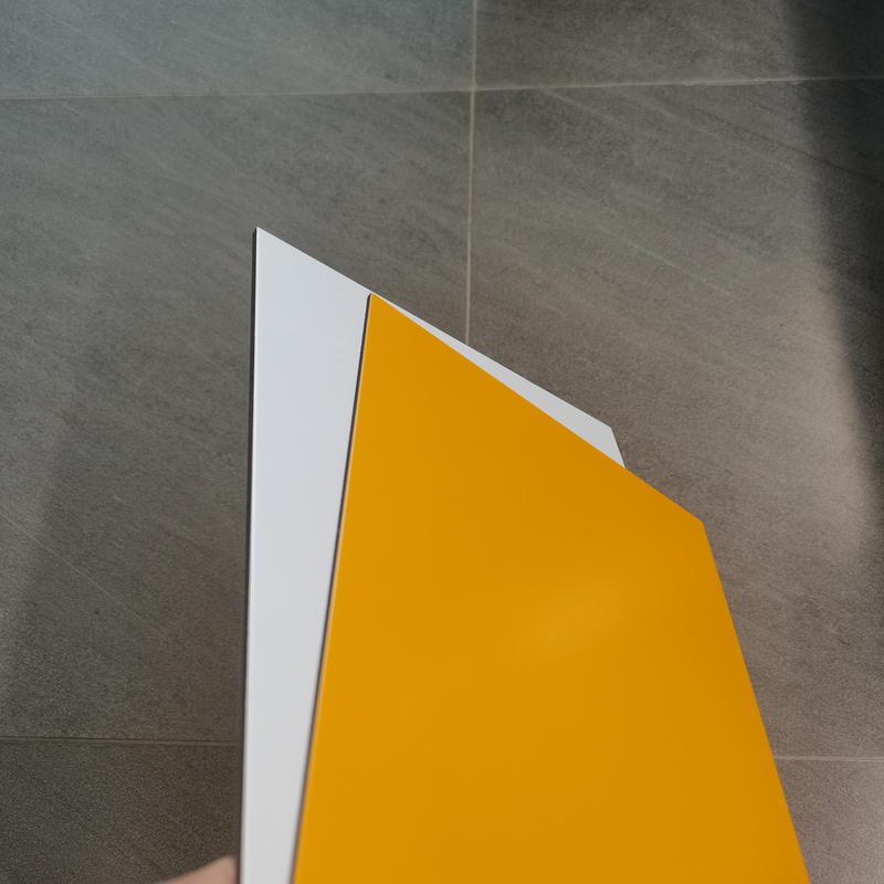 4mm Tebal PVDF Aluminium Composite Panel Untuk Cladding 0,21 Mm x 0,21 Mm