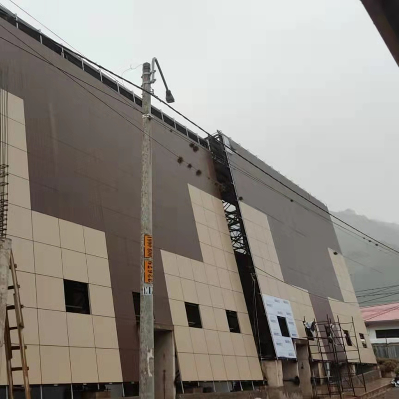 4mm Tebal PVDF Aluminium Composite Panel Untuk Cladding 0,21 Mm x 0,21 Mm