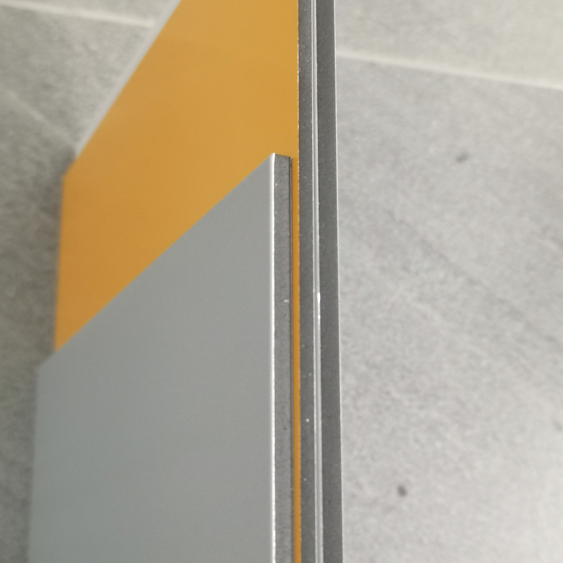 3x 0.2mm ACP PE Aluminium Composite Panel 1500mm Untuk Dekorasi Interior
