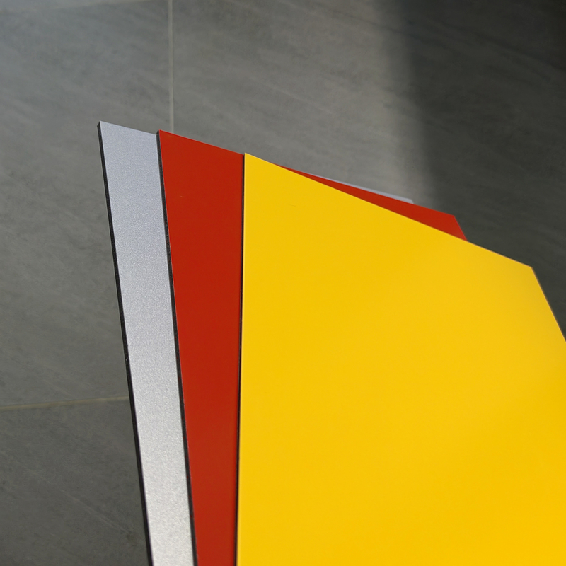3mm Acm PVDF Aluminium Composite Panel Pe Interior Dinding Dekoratif 1250mm