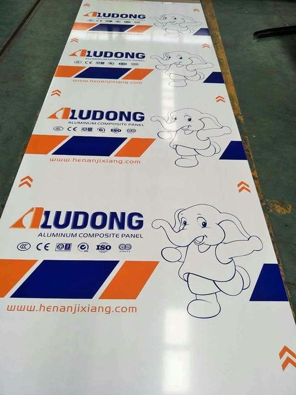Pe Glossy Aluminium Composite Panel Ald - G805 Dekorasi Acpinterior 1220mm