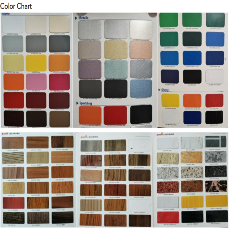 4mm ACP Aluminium Composite Panel Dengan Lapisan PVDF 2440mm Untuk Cladding Dinding Eksterior