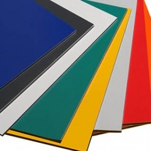 Lapisan PE ringan Panel Komposit Aluminium untuk signage ramah lingkungan, depan toko, dekorasi interior