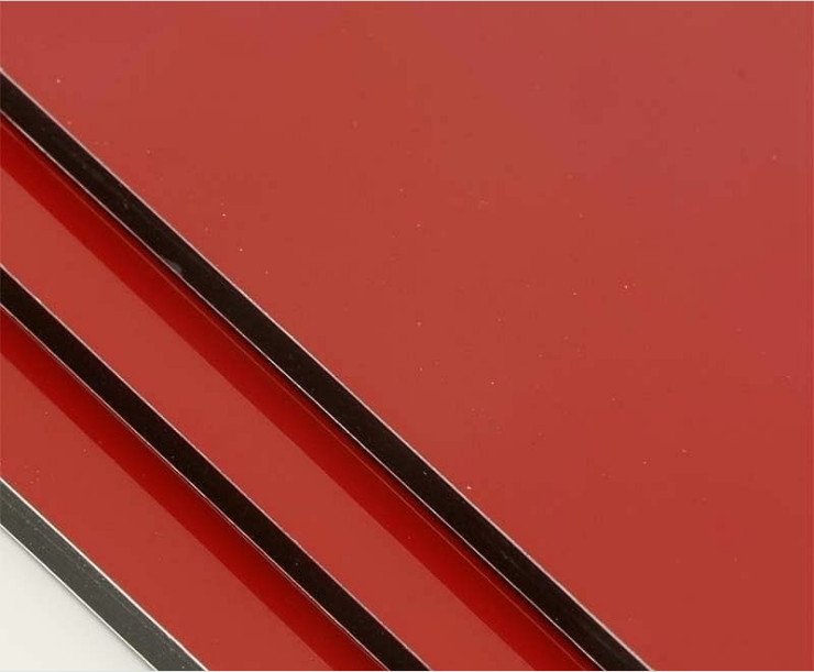 Berbagai warna Acp / Panel Komposit Aluminium Kayu Tahan UV E0 Kelas Mudah Instalasi