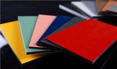 Aluminium Honeycomb Core PVDF Aluminium Composite Panel dengan Panjang 2440mm-3660mm