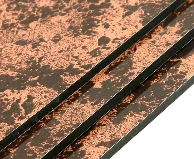 Produsen Langsung 5Mm Butir Marmer ACP/ ACM Kekuatan Tinggi, Tidak Mudah Terbakar, untuk Dekorasi Interior Kabin Lift