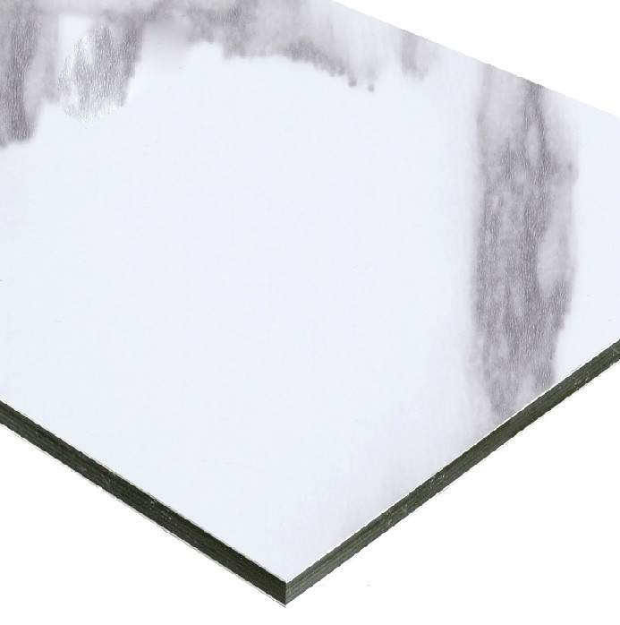 5.5kg / M2 ACP Marble Aluminium Composite Panel Untuk Dinding Interior / Eksterior