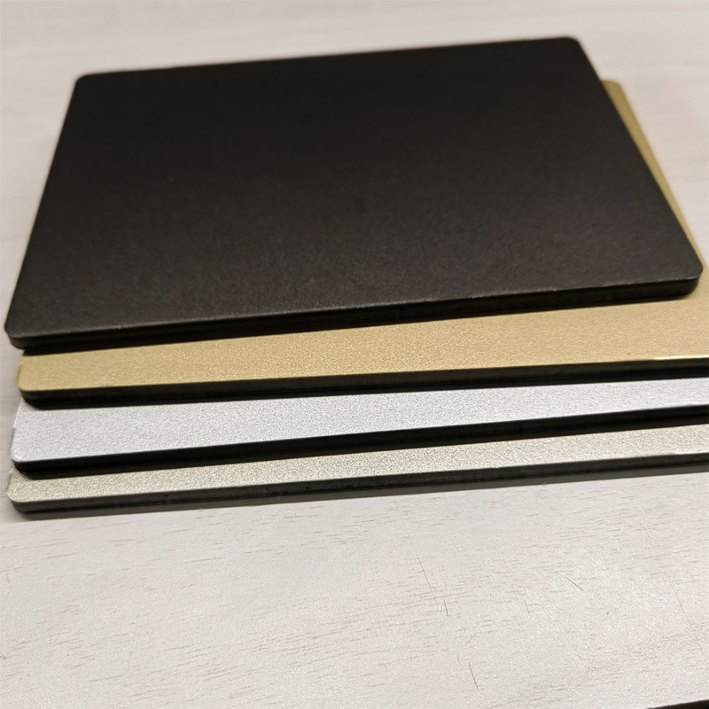 4mm PE PVDF Dilapisi Aluminium Composite Panel ACP Acm Untuk Cladding Dinding Eksternal
