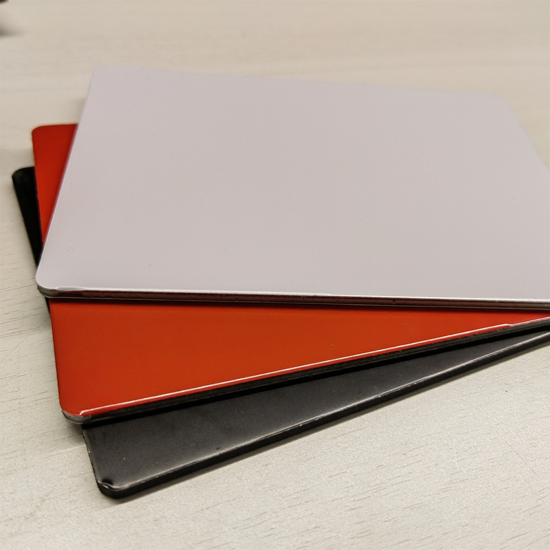 0.3mm*0.3mm ACP Aluminium Composite Panel 1240mm Untuk Konstruksi& Dekorasi