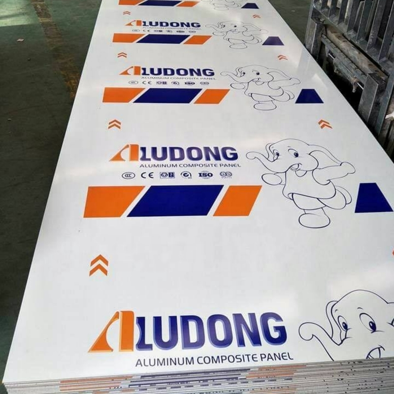 PVDF PE ACP Acm Board Aluminium Composite Panel Untuk Bahan Dekoratif