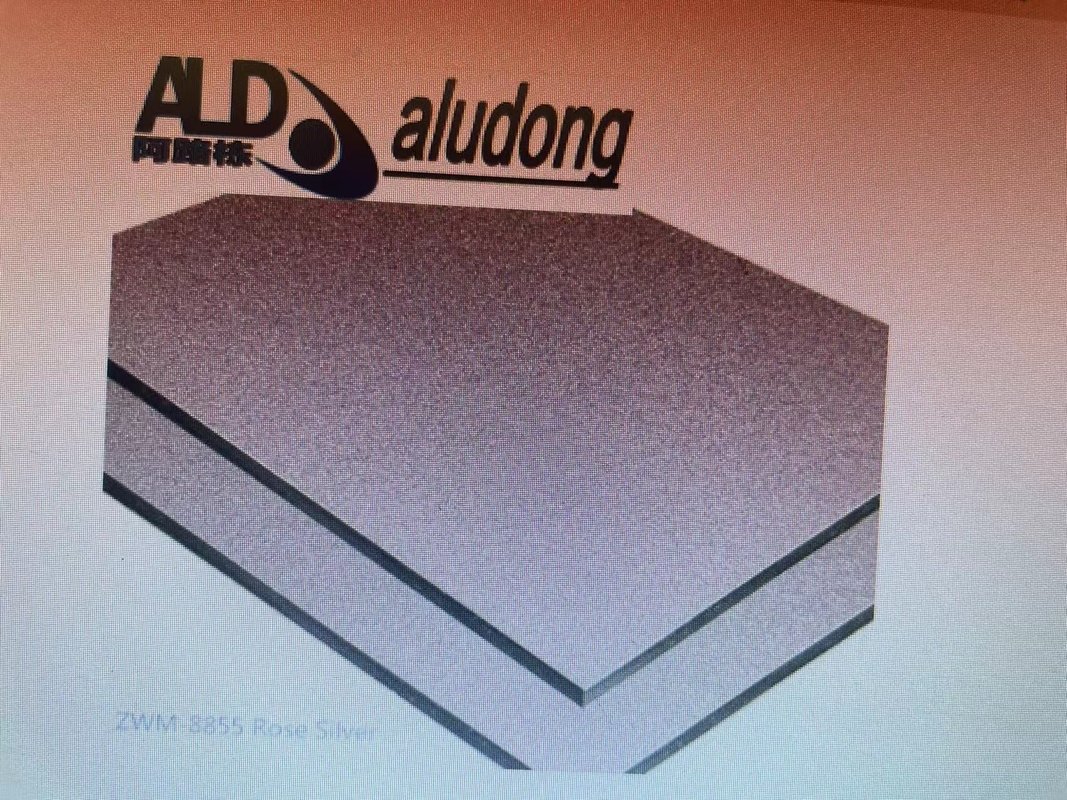 Lembar Aluminium Padat Dengan Konstruksi Kontemporer Sifat-Sifat yang Luar Biasa Untuk Dekorasi Arsitektur