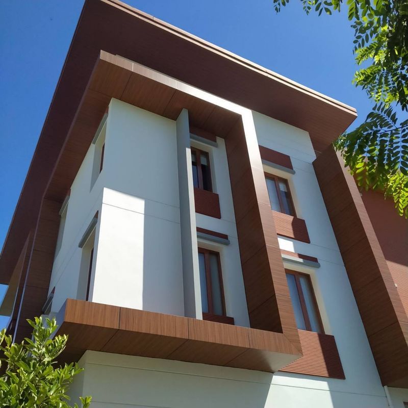Alucobond Standard A2 Fireproof Aluminium Composite Panel ACM 4mm, Berat Ringan untuk Dinding Tirai