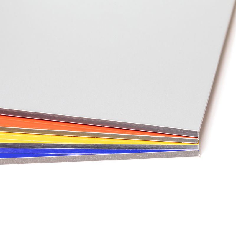 Bahan Dekorasi Dinding Tirai Luar PE PVDF 4mm ACP Acm Aluminium Composite Panel