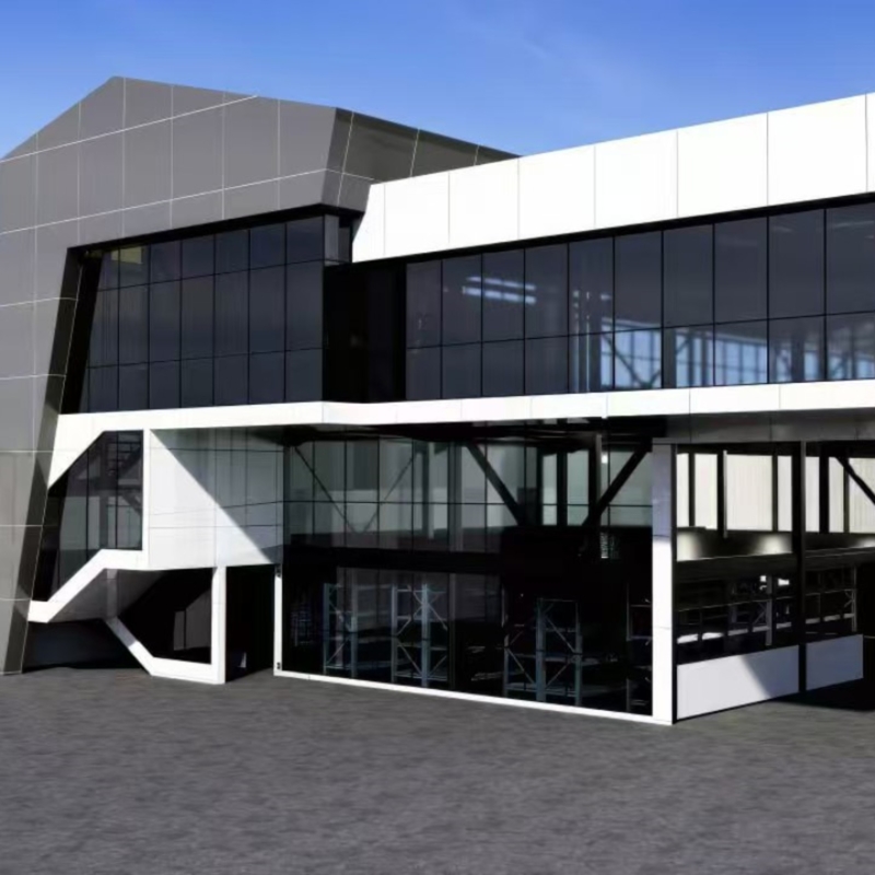 4mm 4*8 ACP sheet tak pecah Aluminium Composite Panel ACM untuk signage dan cladding