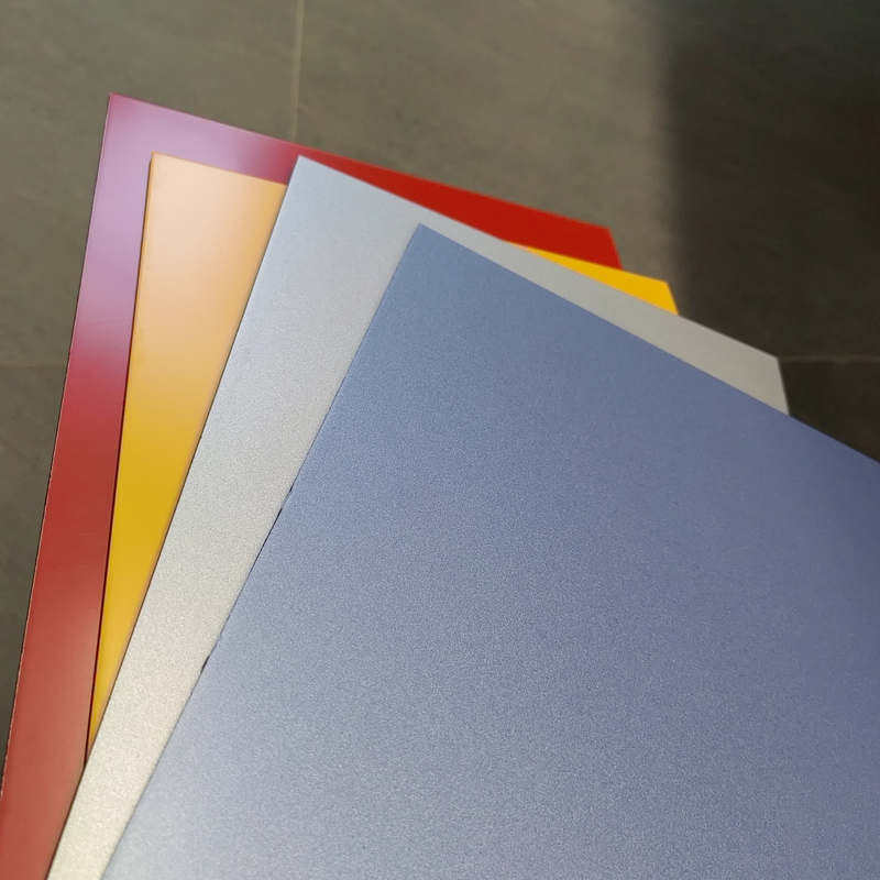 Ukuran Custom ACP Alucobond Drawing Aluminium Composite Panel Untuk Curtain Wall Eaves Indoor Shelter