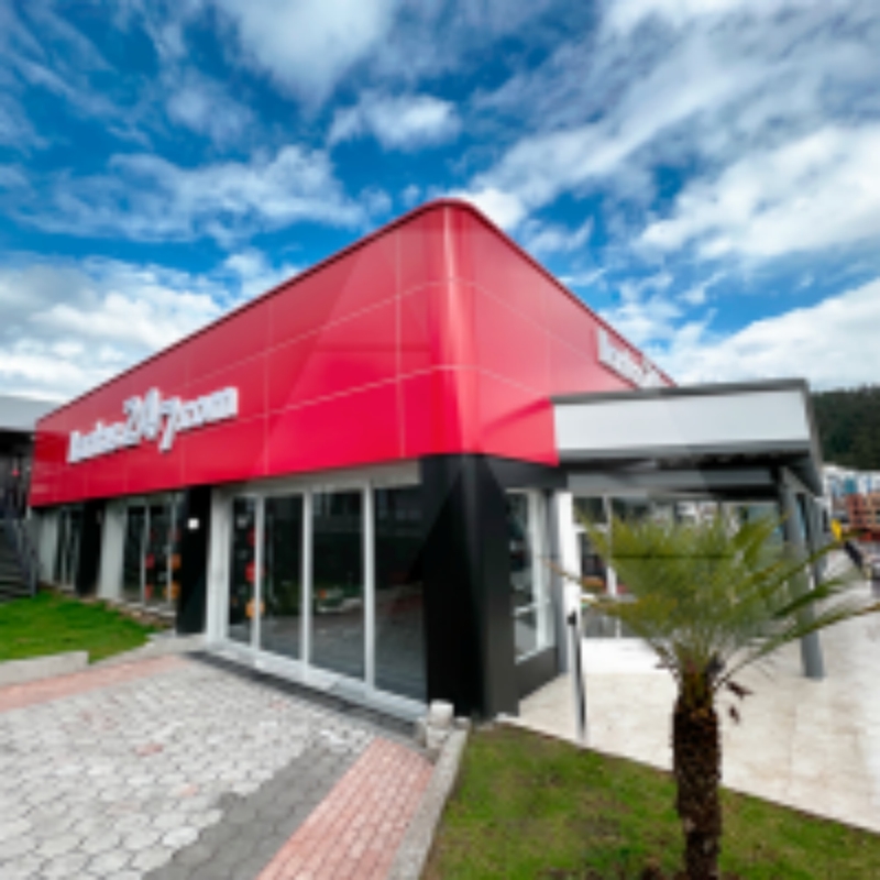 Supplier Fireproof Drawing Aluminium Composite Panel Untuk Curtain Wall Eaves Shelter Indoor