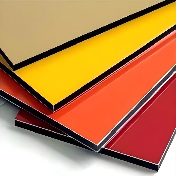 Panel komposit aluminium PVDF yang dapat disesuaikan dengan berbagai warna yang tersedia
