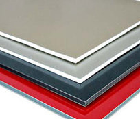 Panel komposit aluminium PVDF yang dapat disesuaikan dengan berbagai warna yang tersedia