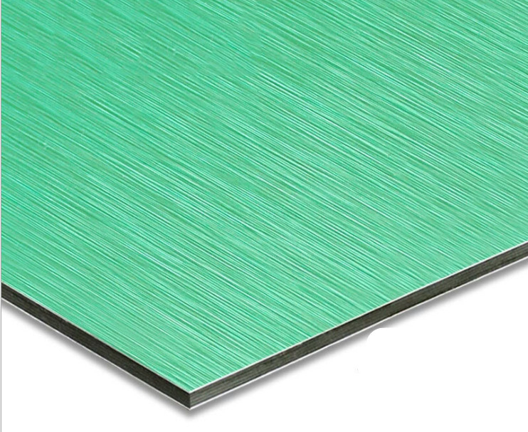Modern 3mm Anti-saratch Disesuaikan Fireproof Drawing Aluminium Composite Panel Untuk Curtain Wall Eaks Tempat perlindungan dalam ruangan