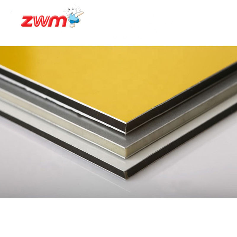 Sertifikat CE A2 B1 ACP/ ACM 4x8 Ft, Non-Flammable & Soundproof Hotel Wall Bangunan Tembok Luar
