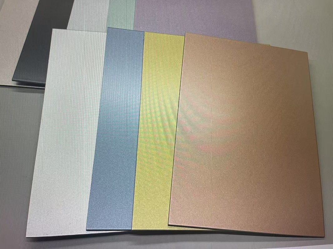 Pelindung Nano-PVDF Lapisan Aluminium Composite Panel untuk Dekorasi Arsitektur
