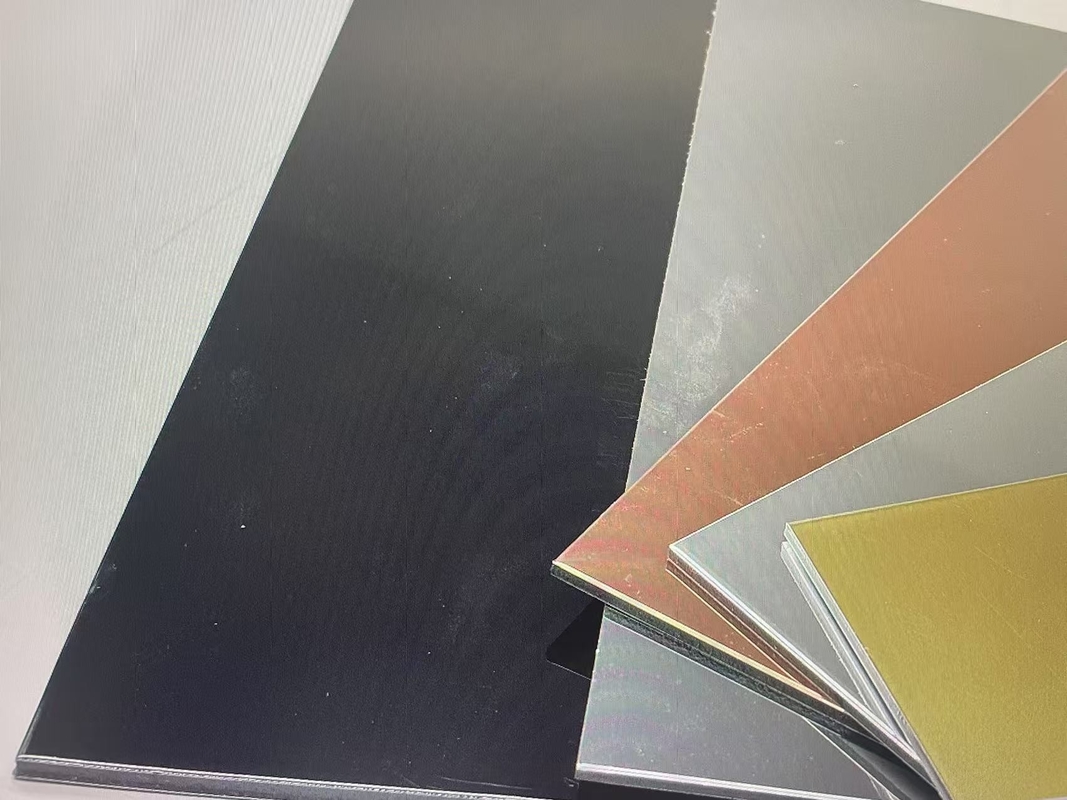 Pelindung Nano-PVDF Lapisan Aluminium Composite Panel untuk Dekorasi Arsitektur