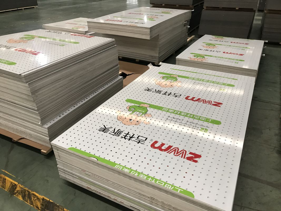 Panel Komposit Aluminium Grade A2 Non-Mudah Terbakar 4*0.50mm untuk fasad, dinding tirai
