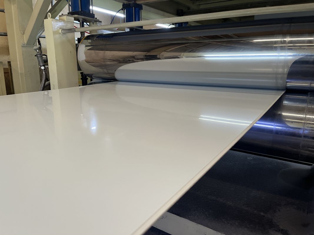 Panel Komposit Aluminium Grade A2 Non-Mudah Terbakar 4*0.50mm untuk fasad, dinding tirai