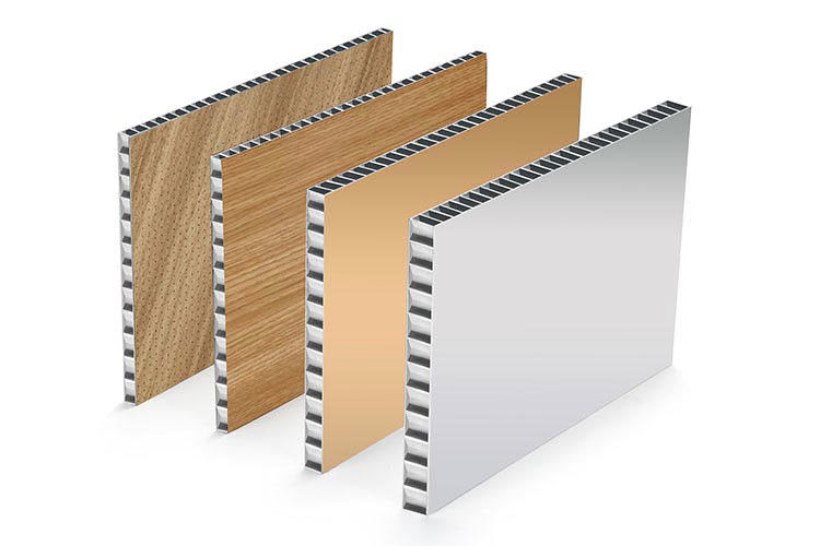 Panel Sarang Lebah Aluminium Untuk langit-langit, atap, dinding interior dan eksterior, Dll.