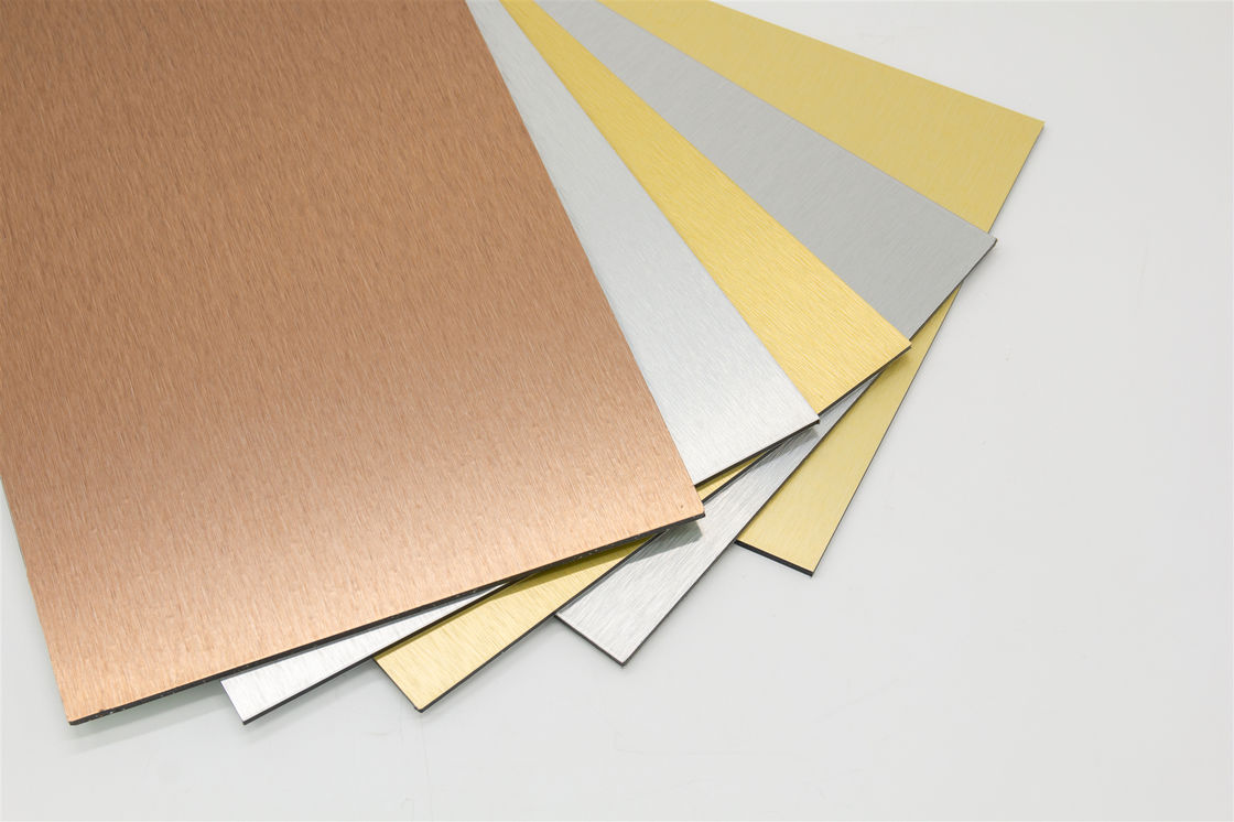 Pabrik Langsung 3mm disikat ACP Nano Lapisan, Berat Ringan & Anti-Jari untuk TV Wall Background Penjual Terbaik