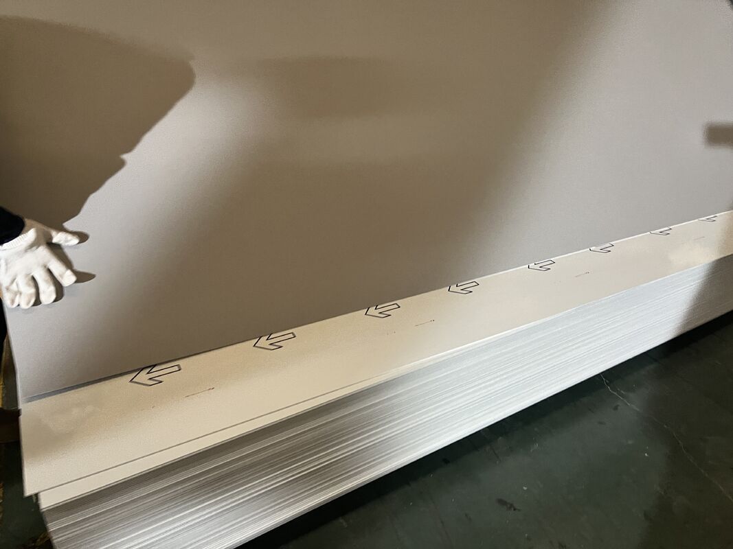 4*0.40mm FR B1 Grade Fire Retardant Aluminium Composite Panel Untuk Pusat Perbelanjaan, Hotel, Stasiun Kereta Api dll