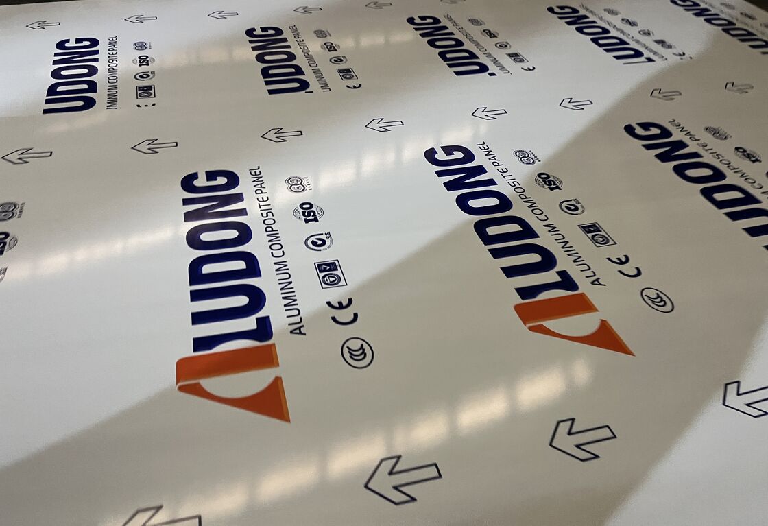 4*0.40mm FR B1 Grade Fire Retardant Aluminium Composite Panel Untuk Pusat Perbelanjaan, Hotel, Stasiun Kereta Api dll