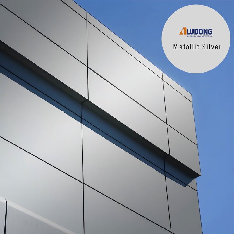 Panel Komposit Aluminium Lapisan PVDF 4mm yang tahan cuaca untuk Lapisan Tembok Tirai Luar