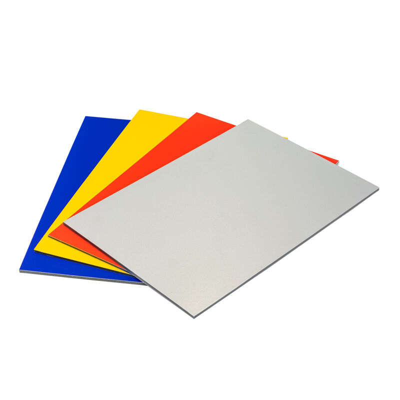 Sampel gratis tersedia cetak khusus 4mm aluminium lembaran komposit ACP/ACM Tidak ada pesanan uji coba risiko