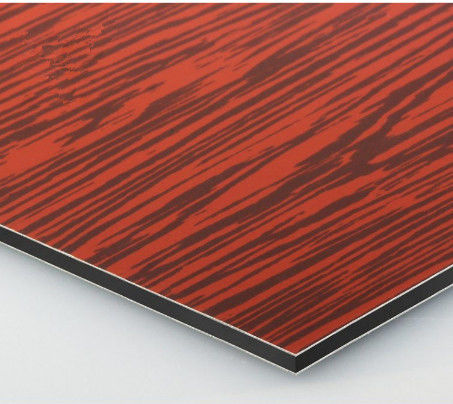 Oem Pelindung Film Aluminium Komposit Panel Dengan Lumahing Finish Dan Dekorasi Latar