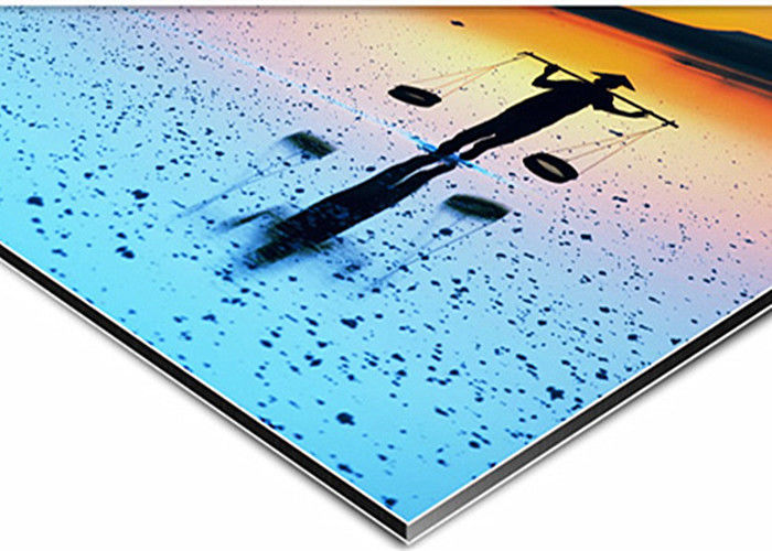 Oem Pelindung Film Aluminium Komposit Panel Dengan Lumahing Finish Dan Dekorasi Latar
