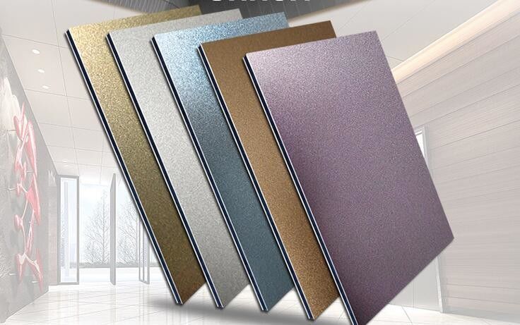 Panel Komposit Aluminium Alucobond Drawing ACP Untuk Papan Lembar Lapisan Tembok Tirai Perlindungan Indoor