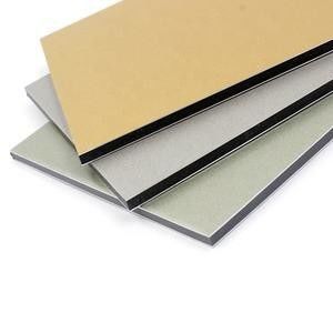 ISO 9001 Pabrik 4mm ACP Sheet PVDF Coating Ekonomis & Tahan Lama untuk Fasad Bangunan Pengiriman Cepat