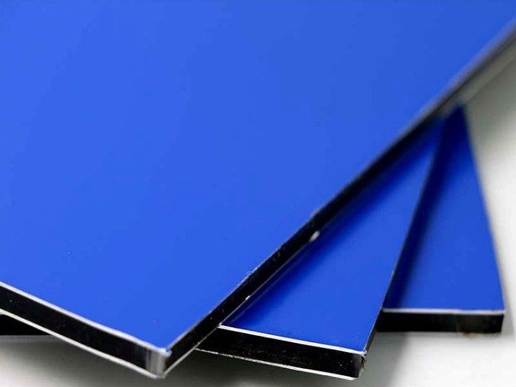ISO 9001 Pabrik 4mm ACP Sheet PVDF Coating Ekonomis & Tahan Lama untuk Fasad Bangunan Pengiriman Cepat