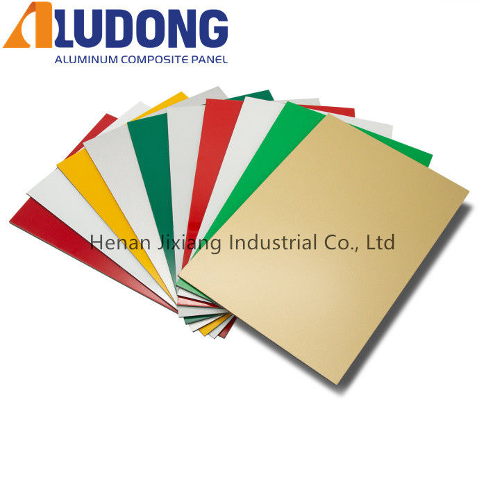 ISO 9001 Pabrik 4mm ACP Sheet PVDF Coating Ekonomis & Tahan Lama untuk Fasad Bangunan Pengiriman Cepat
