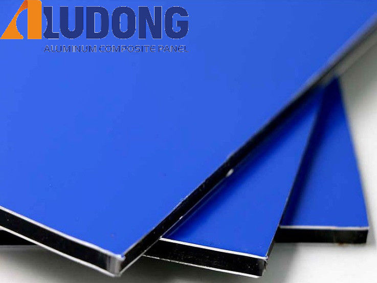 Panel Komposit Aluminium Cermin untuk Dekorasi Arsitektur Ringan Kekerasan Tinggi Tahan Cuaca