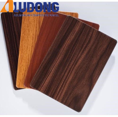 1.22m*2.44m Lembar Aluminium Kayu 1.5mm-8mm Untuk Dekorasi Dalam Ruang