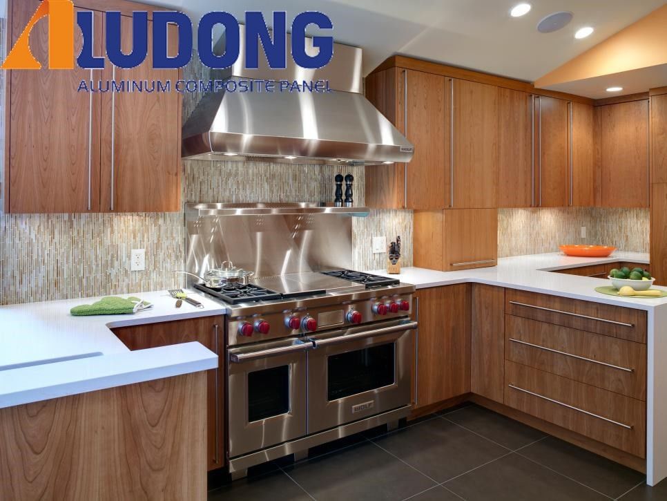 1.22m*2.44m Lembar Aluminium Kayu 1.5mm-8mm Untuk Dekorasi Dalam Ruang