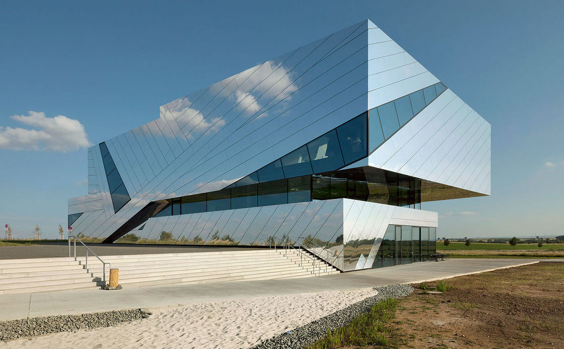 Ukuran Custom ACP Alucobond Drawing Aluminium Composite Panel Untuk Curtain Wall Eaves Indoor Shelter