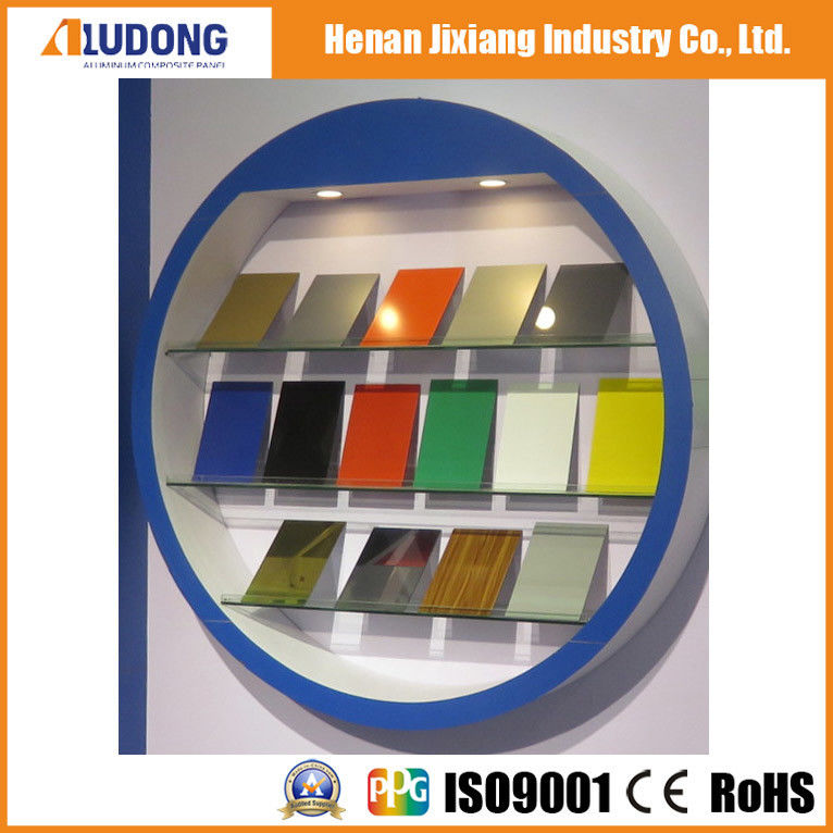 Cladding High Gloss Aluminium Composite Panel Untuk Dekorasi Eksterior Fasad