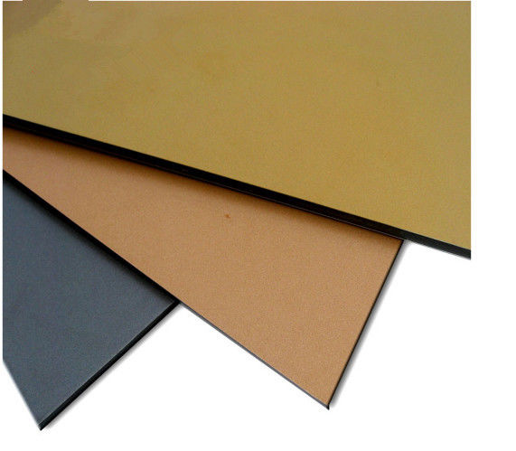 Mirror Polished Aluminium Panel 0.04-0.5mm Polyethylene Core 30%-70% Gloss 1220-2000mm ISO Certified
